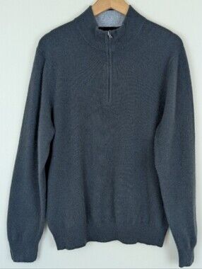 Dunning Golf Campbell Cashmere Quarter Zip Sweater